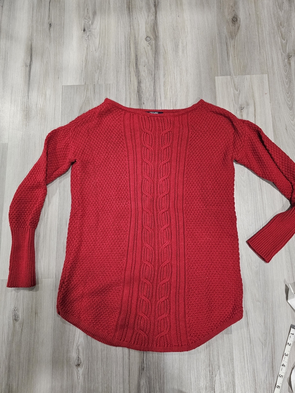Chaps Red Knit Pullover